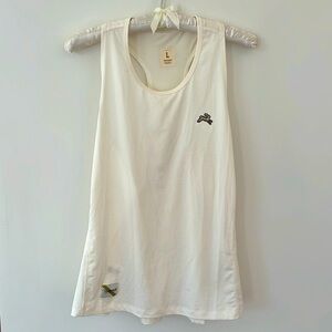 Tracksmith Twilight Tank Top Ivory size L, NWOT